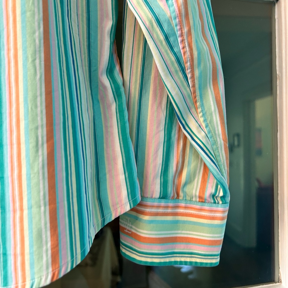 Ralph Lauren button down petite large - Picture 7 of 8